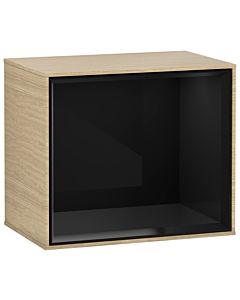 Villeroy und Boch Finion Regalmodul FD10PHPC 41,8x35,6x27cm, Regal Glossy Black, Oak Veneer
