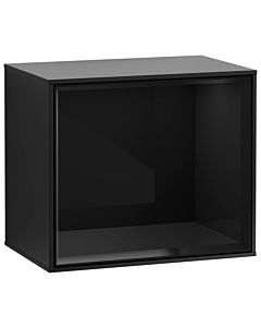 Villeroy und Boch Finion Regalmodul FD10PHPD 41,8x35,6x27cm, Regal Glossy Black, Black matt lacquer