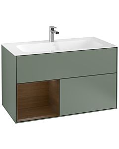 Villeroy und Boch Finion Villeroy und Boch Finion G030GNGM 99.6x59.1cm, wall lighting, shelf left Olive Matt Lacquer veneer, Olive Matt Lacquer