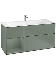 Villeroy und Boch Finion Villeroy und Boch G060GMGM 119,6x59,1cm, Emotion, étagère à gauche Olive Matt Lacquer , Olive Matt Lacquer