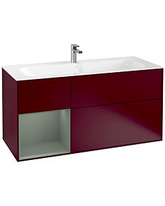 Villeroy und Boch Finion Villeroy und Boch Finion G060GMHB 119.6x59.1cm, Emotion, shelf left Olive Matt Lacquer , Peony Matt