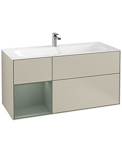 Villeroy und Boch Finion Villeroy und Boch Finion G060GMHH 119.6x59.1cm, Emotion, shelf left Olive Matt Lacquer , Sand Matt Lacquer