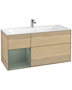 Villeroy und Boch Finion Villeroy und Boch Finion G060GMPC 119.6x59.1cm, Emotion, shelf left Olive Matt Lacquer , Oak Veneer