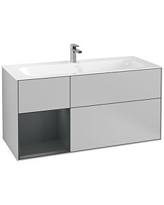 Villeroy und Boch Finion Villeroy und Boch Finion G060HGGJ 119.6x59.1cm, Emotion, shelf left Midnight Blue Matt Lacquer , light gray matt