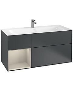 Villeroy und Boch Finion Villeroy und Boch Finion G060HHHG 119.6x59.1cm, Emotion, shelf left Sand Matt Lacquer , Midnight Blue Matt Lacquer