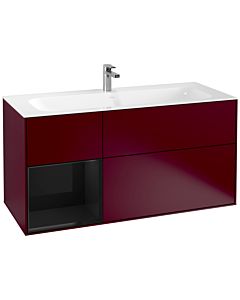 Villeroy und Boch Finion Villeroy und Boch Finion G060PHHB 119.6x59.1cm, Emotion, shelf left Glossy Black Lacquer , Peony Matt
