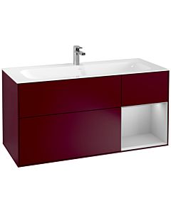 Villeroy und Boch Finion Waschtischunterschrank G070GJHB 119,6x59,1cm, Emotion, Regal rechts Light grey matt, Peony Matt