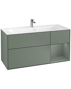 Villeroy und Boch Finion Villeroy und Boch G070GMGM 119,6x59,1cm, Emotion, étagère à droite Olive Matt Lacquer , Olive Matt Lacquer