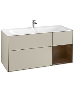 Villeroy und Boch Finion Villeroy und Boch Finion G070GNHH 119.6x59.1cm, Emotion, shelf right Walnut veneer, Sand Matt Lacquer