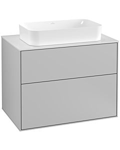 Villeroy und Boch Finion Waschtischunterschrank G22100GJ 80x60,3cm, Emotion, Abdeckplatte white matt, Light grey matt