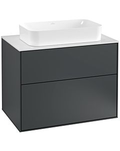 Villeroy und Boch Finion Villeroy und Boch Finion G22100HG 80x60.3cm, Emotion, cover plate white matt, Midnight Blue Matt Lacquer