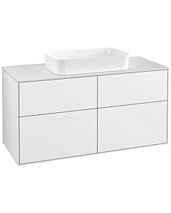 Villeroy und Boch Finion Villeroy und Boch Finion G26100GF 120x60.3cm, Emotion, cover plate white matt, Glossy white lacquer