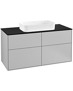 Villeroy und Boch Finion Villeroy und Boch Finion G26200GJ 120x60.3cm, Emotion, cover plate black matt, light gray matt