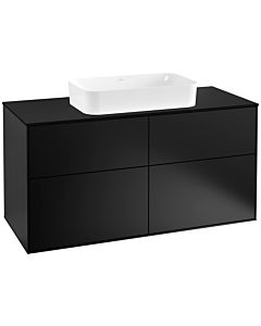 Villeroy und Boch Finion Villeroy und Boch Finion G26200PD 120x60.3cm, Emotion, cover plate black matt, black matt lacquer