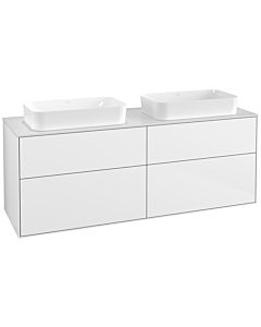 Villeroy und Boch Finion Villeroy und Boch Finion G31100GF 160x60.3cm, Emotion, cover plate white matt, Glossy white lacquer