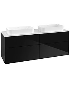 Villeroy und Boch Finion Villeroy und Boch Finion G31100PH 160x60.3cm, Emotion, cover plate white matt, Glossy Black Lacquer