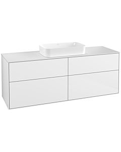 Villeroy und Boch Finion Villeroy und Boch Finion G32100GF 160x60.3cm, Emotion, cover plate white matt, Glossy white lacquer