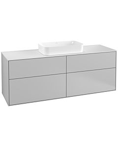 Villeroy und Boch Finion Waschtischunterschrank G32100GJ 160x60,3cm, Emotion, Abdeckplatte white matt, Light grey matt