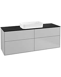 Villeroy und Boch Finion Villeroy und Boch Finion G32200GJ 160x60.3cm, Emotion, cover plate black matt, light gray matt