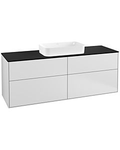 Villeroy und Boch Finion Villeroy und Boch Finion G32200MT 160x60.3cm, Emotion, cover plate black matt, white matt lacquer