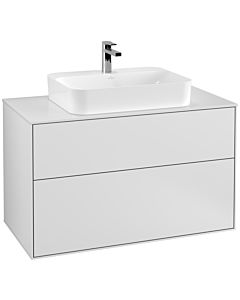 Villeroy und Boch Finion Villeroy und Boch G35100MT 100x60,3cm, Emotion, plaque de finition blanc mat, laqué blanc mat