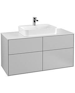Villeroy und Boch Finion Waschtischunterschrank G38100GJ 120x60,3cm, Emotion, Abdeckplatte white matt, Light grey matt