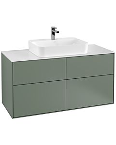 Villeroy und Boch Finion Villeroy und Boch Finion G38100GM 120x60.3cm, Emotion, cover plate white matt, Olive Matt Lacquer