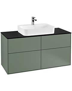 Villeroy und Boch Finion Villeroy und Boch Finion G38200GM 120x60.3cm, Emotion, cover plate black matt, Olive Matt Lacquer