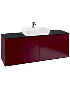 Villeroy und Boch Finion Villeroy und Boch Finion G44200HB 160x60.3cm, Emotion, cover plate black matt, Peony Matt