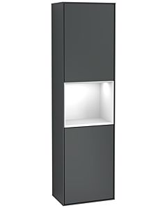 Villeroy und Boch armoire Finion G460GFHG 41.8x151.6cm, gauche, émotion, étagère Glossy White Lacquer , minuit Blue Matt Lacquer