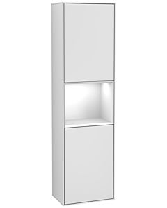 Villeroy und Boch Finion Hochschrank G460GFMT 41,8x151,6cm, links, Emotion, Regal Glossy white lacquer, White matt lacquer