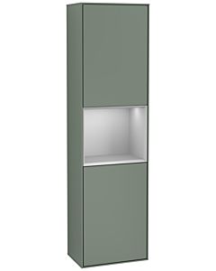 Villeroy und Boch Finion Hochschrank G460GJGM 41,8x151,6cm, links, Emotion, Regal Grey Matt Lacquer, Olive Matt Lacquer