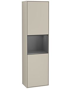 Villeroy und Boch armoire Finion Villeroy und Boch G460GKHH 41.8x151.6cm, gauche, émotion, étagère Anthracite Matt , Sand Matt Lacquer