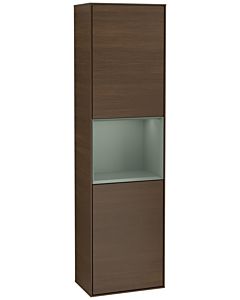 Villeroy und Boch Finion cabinet G460GMGN 41.8x151.6cm, left, Emotion, shelf Olive Matt Lacquer , Olive Matt Lacquer veneer