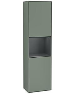 Villeroy und Boch armoire Finion G460HGGM 41.8x151.6cm, gauche, émotion, étagère Midnight Blue Matt Lacquer , Olive Matt Lacquer