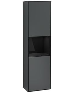 Villeroy und Boch armoire Finion Villeroy und Boch G460PHHG 41.8x151.6cm, gauche, émotion, étagère Glossy Black Lacquer , minuit Blue Matt Lacquer