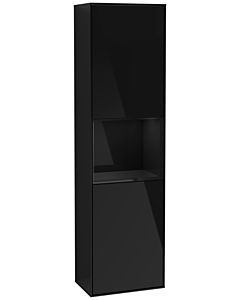 Villeroy und Boch Finion Hochschrank G460PHPH 41,8x151,6cm, links, Emotion, Regal Glossy Black Lacquer, Glossy Black Lacquer
