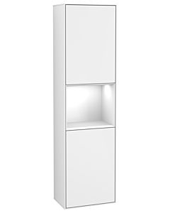 Villeroy und Boch Finion Hochschrank G470GFGF 41,8x151,6cm, rechts, Emotion, Regal Glossy white lacquer, Glossy white lacquer