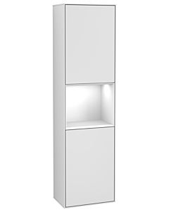 Villeroy und Boch Finion cabinet G470GFMT 41.8x151.6cm, right, Emotion, shelf Glossy white lacquer, White matt lacquer