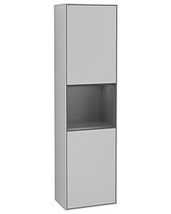 Villeroy und Boch armoire Finion Villeroy und Boch G470GKGJ 41.8x151.6cm, droite, émotion, étagère Anthracite Matt , gris clair mat