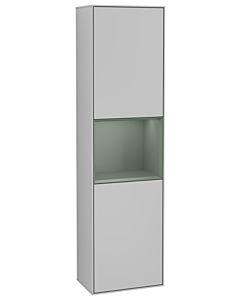 Villeroy und Boch armoire Finion Villeroy und Boch G470GMGJ 41.8x151.6cm, droite, émotion, étagère Olive Matt Lacquer , gris clair mat