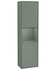 Villeroy und Boch Finion Hochschrank G470GMGM 41,8x151,6cm, rechts, Emotion, Regal Olive Matt Lacquer, Olive Matt Lacquer