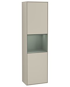 Villeroy und Boch Finion cabinet G470GMHH 41.8x151.6cm, right, Emotion, shelf Olive Matt Lacquer , Sand Matt Lacquer