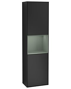 Villeroy und Boch Finion Hochschrank G470GMPD 41,8x151,6cm, rechts, Emotion, Regal Olive Matt Lacquer, Black matt lacquer