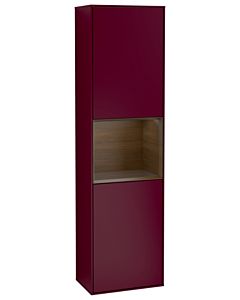 Villeroy und Boch Finion Hochschrank G470GNHB 41,8x151,6cm, rechts, Emotion, Regal Walnut veneer, Peony Matt