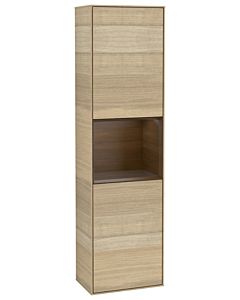 Villeroy und Boch armoire Finion G470GNPC 41.8x151.6cm, droite, émotion, étagère Walnut Veneer , Oak Veneer