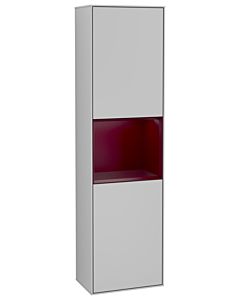 Villeroy und Boch armoire Finion G470HBGJ 41.8x151.6cm, droite, émotion, étagère Peony Matt , gris clair mat