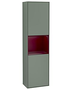 Villeroy und Boch armoire Finion Villeroy und Boch G470HBGM 41.8x151.6cm, droite, émotion, étagère Peony Matt , Olive Matt Lacquer