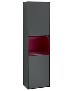 Villeroy und Boch Finion Hochschrank G470HBHG 41,8x151,6cm, rechts, Emotion, Regal Peony Matt Lacquer, Midnight Blue Matt Lacquer