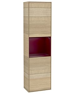 Villeroy und Boch Finion cabinet G470HBPC 41.8x151.6cm, right, Emotion, shelf Peony Matt Lacquer, Oak Veneer